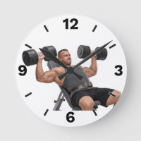 Fitness Man Heavy Dumbbells Workout Bodybuilding