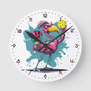 Relógio Redondo Flock Around e Descubra o Pickleball 