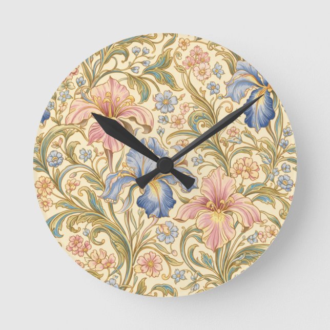 Relógio Redondo Floral Garden (Frente)
