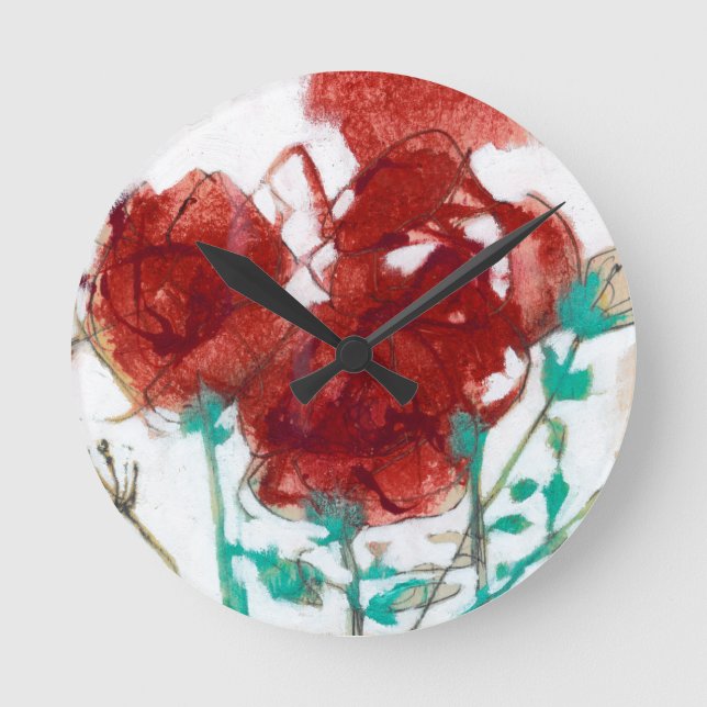 Relógio Redondo Flower Expression I (Frente)