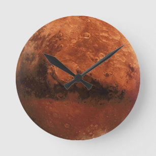 Relógio Redondo "Fora deste mundo", Cheio Mars Clock