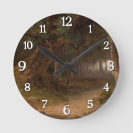 Relógio Redondo Forest Edge - Józef Szermentowski