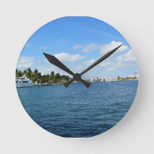 Relógio Redondo Fort Lauderdale, Flórida
