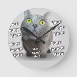 Relógio Redondo Foto PET ✨ adorável personalização