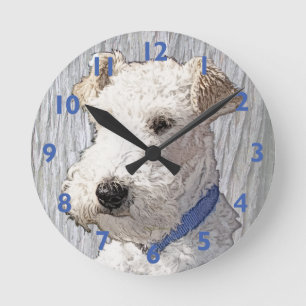 Relógio Redondo Fox Terrier Art