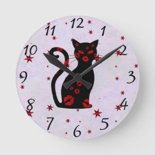 Relógio Redondo Francês: Bonne Soiree Round Clock