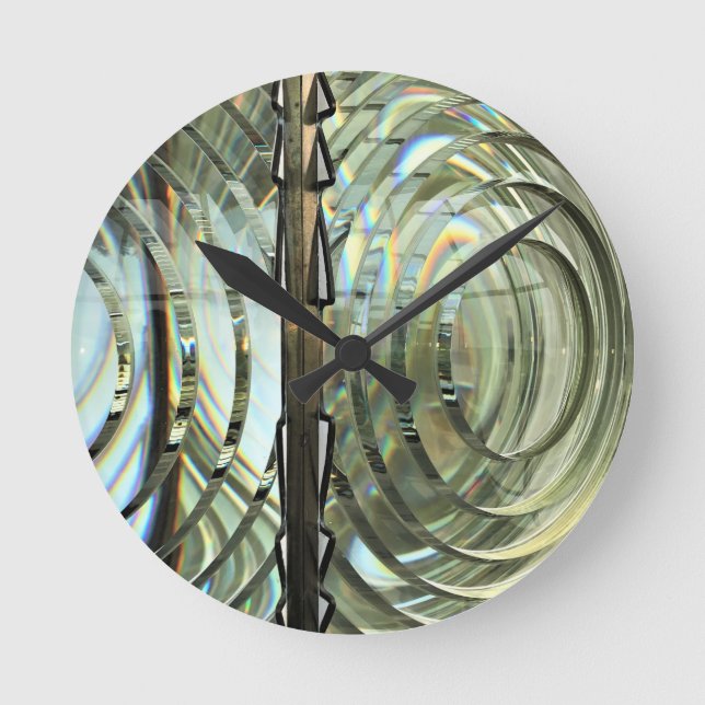 Relógio Redondo Frensel Lens, Farol Cape Blanco, Costa do Oregon (Frente)