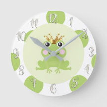 Frog Prince Gold Crown Cute Whimsical Nursery