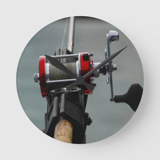 Relógio Redondo Fuga da pesca (Frente)