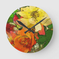 fundo colorido 2 do vintage floral da arte