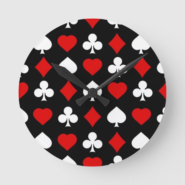 Relógio Redondo Fundo com fatos (Frente)