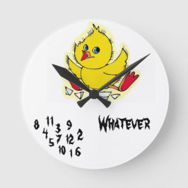 Relógio Redondo FUNNY !!  WALLCLOCK-whatever!!!