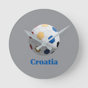 Relógio Redondo Futebol Croata