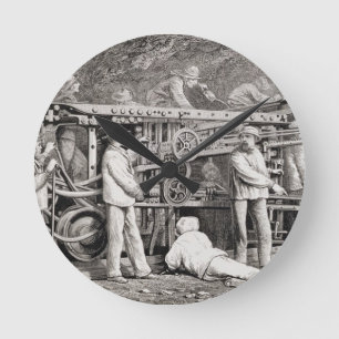 Relógio Redondo Galeria Avançada do Lado Francês da Lua