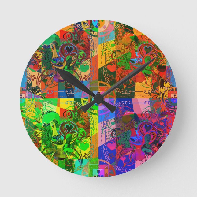 Relógio Redondo Galo de Barcelona, Portugal (Frente)