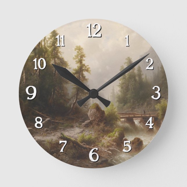 Relógio Redondo Gebirgsbach - Albert Rieger (Frente)