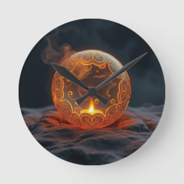 Relógio Redondo Geheimnisvolle Dracheneier – Ursprung des Feuers