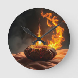 Relógio Redondo Geheimnisvolle Dracheneier – Ursprung des Feuers