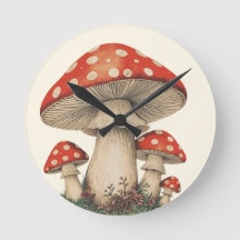 Giant Amanita Mushroom Retro Cottagecore -Wall Art