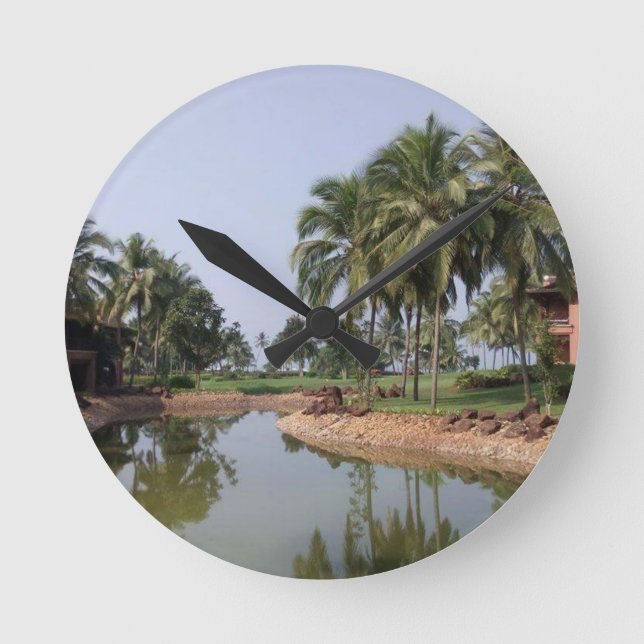 Relógio Redondo Goa India (Frente)
