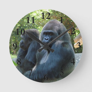 Relógio Redondo Gorilla Home Decor