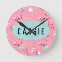 Gráficos de retorno de imagem rosa divertido 1990s