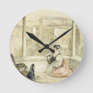 Relógio Redondo Granada (Alhambra), chapeia 9 'dos esboços de Spai