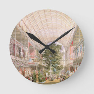 Relógio Redondo Grande exposição de 1851. Decoração do transe