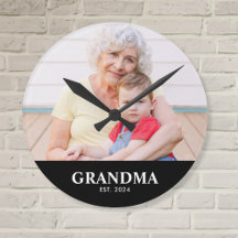 Grandma Established Modern White Photo