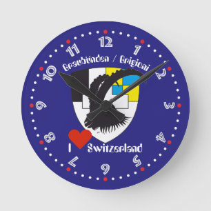 Relógio Redondo Graubünden Grischun Grigoni Schweiz Svizra Uhr