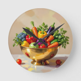 Relógio Redondo „Grüne Kraft – Das Leben aus der Erde“