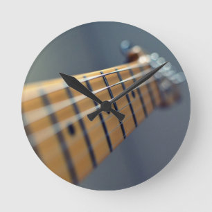Relógio Redondo Guitarra elétrica