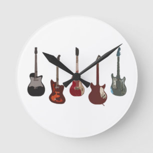 RELÓGIO REDONDO GUITARRA MEUS SONHOS