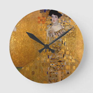 Relógio Redondo Gustav Klimt - Adele Bloch-Bauer I.