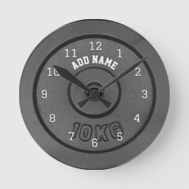 Relógio Redondo Gym Bodybuilder Wall Clock