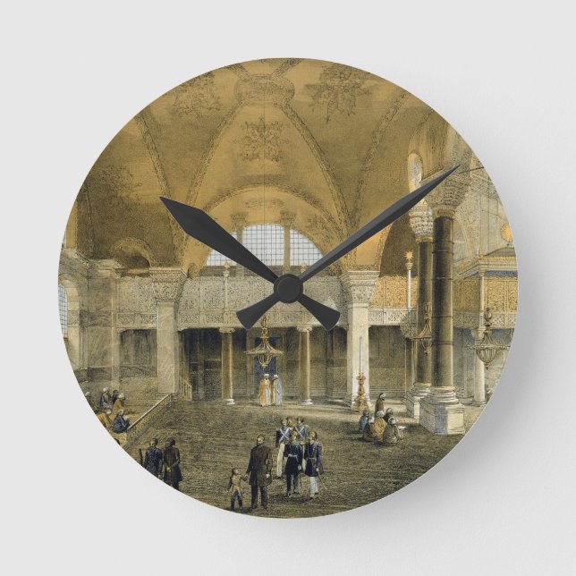 Relógio Redondo Haghia Sophia, placa 9: a nova Galeria Imperial, (Frente)