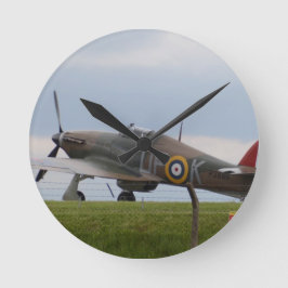Relógio Redondo Hawker Hurricane Vista de Três Quartos
