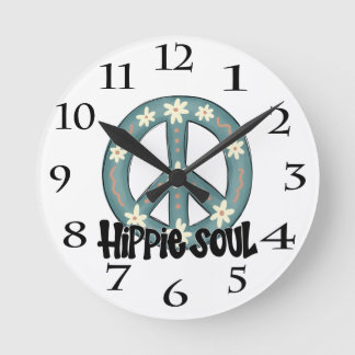 Relógio Redondo Hippie Hippy Soul