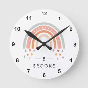 Relógio Redondo Hobo arco-íris