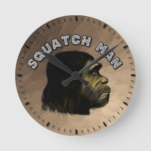 Relógio Redondo Homem de Squatch