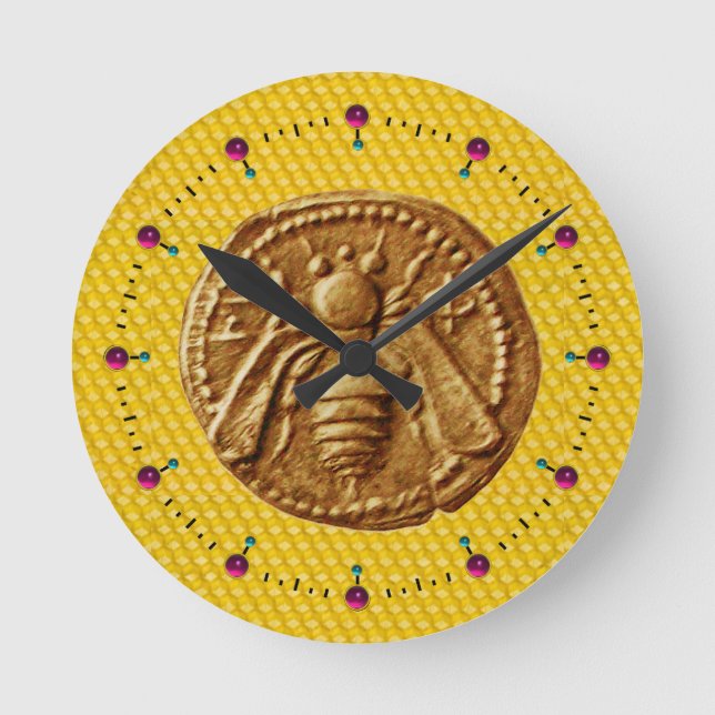 RELÓGIO REDONDO HONEY BEE ,BEEKEEPER (Frente)