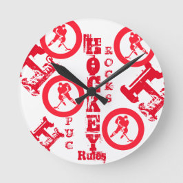 Relógio Redondo Hóquei