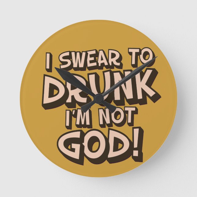 Relógio Redondo Hora da Parte do Pub do bar (Frente)