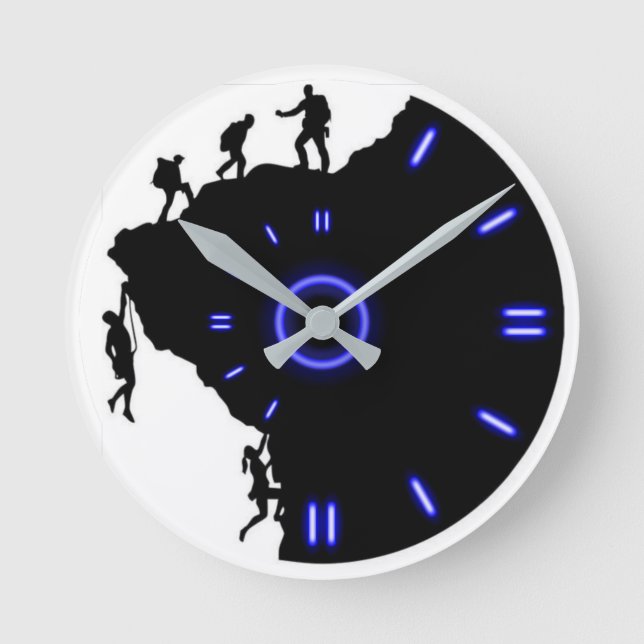 Relógio Redondo Hora de subir (Frente)