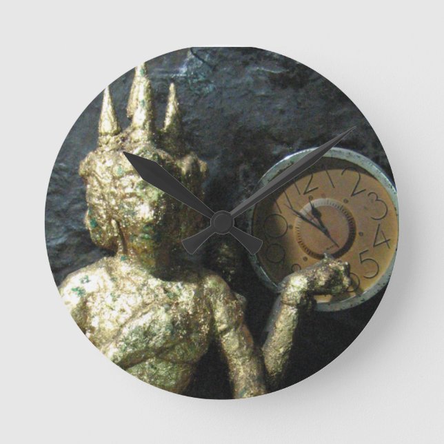 Relógio Redondo Hora do Buda... Tailândia (Frente)