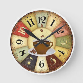 Relógio Redondo Hora do Café