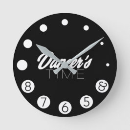 Relógio Redondo Hora do Dançarino.