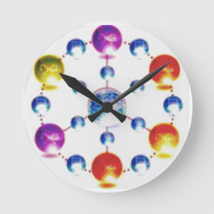 Relógio Redondo Hora do Feriado