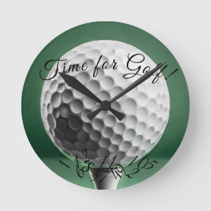 Relógio Redondo Hora do Golfe