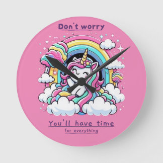 Relógio Redondo Horloge en Acrylique